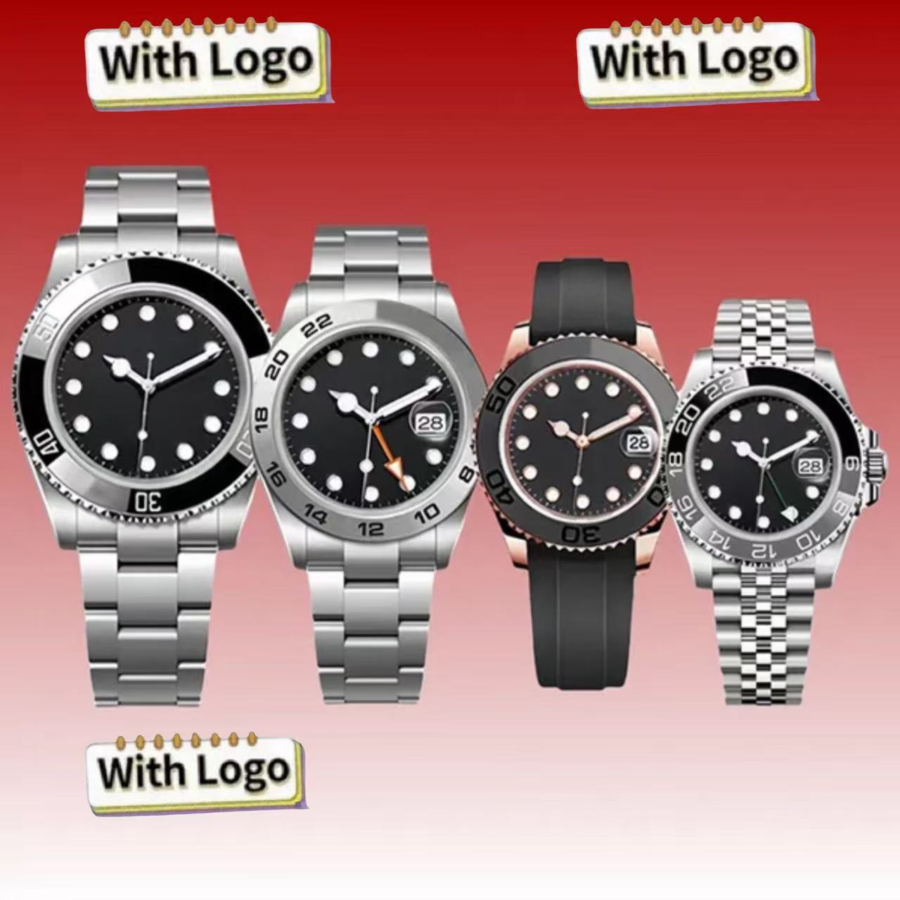 Designer watches men AAA automatic watch 40MM Stainless steel waterproof Wristwatches reloj orologio montre with box