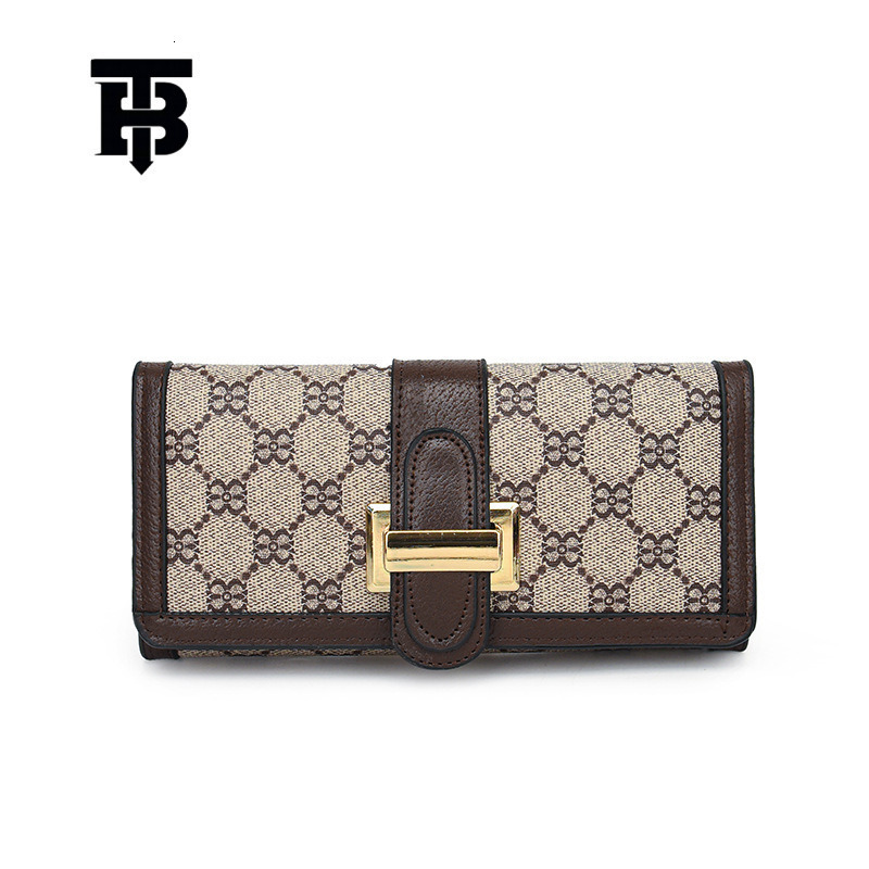 TB BHULAMTE Free Shipping Designer Luxury Houndstooth Luxury Wallet For Female Card Holder Simple And Fashion Coin Bag Long Handbag