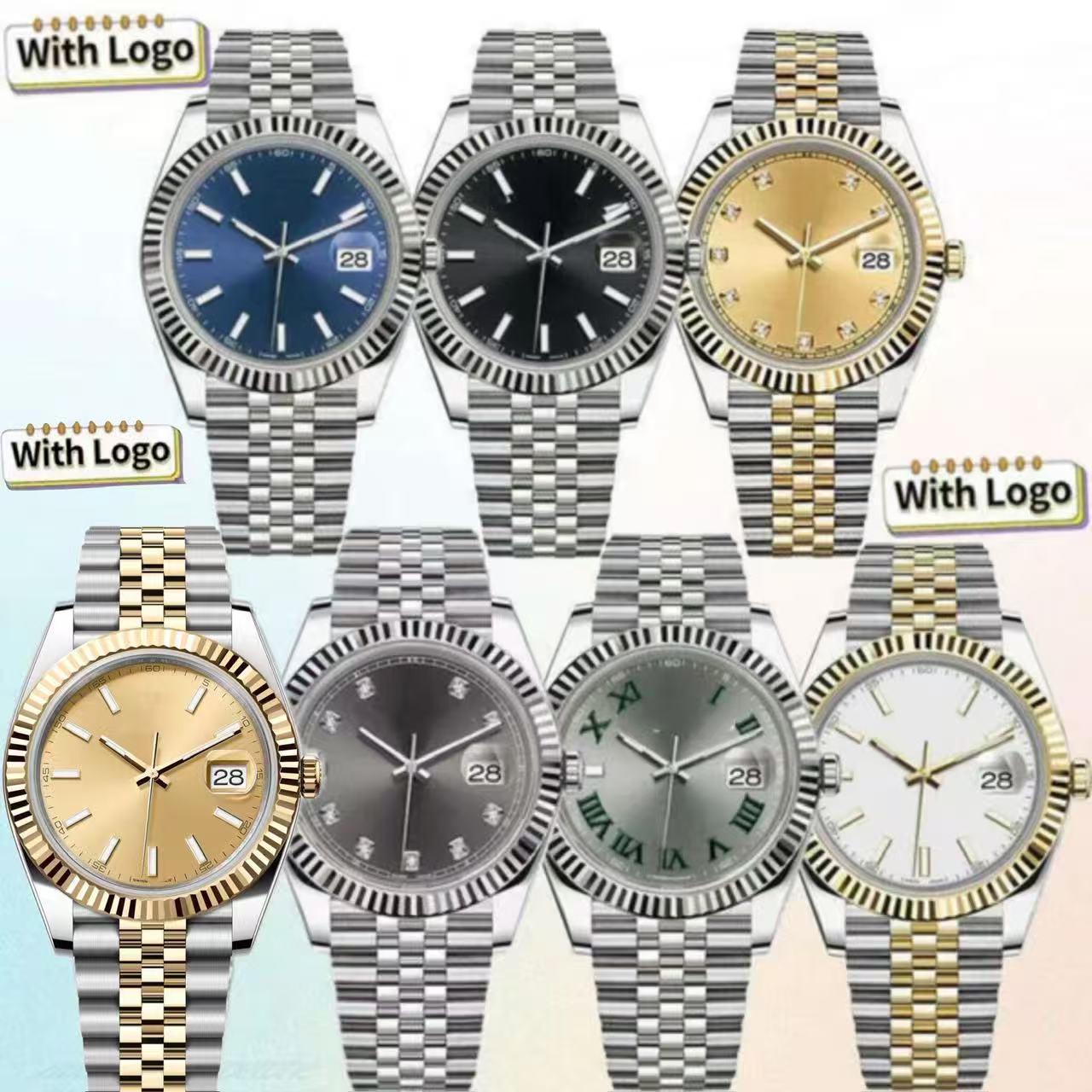Designer watches Date Display Luxury Mens Watch women 31mm 36mm 41mm automatic mechanical waterproof Wristwatches reloj orologio montre