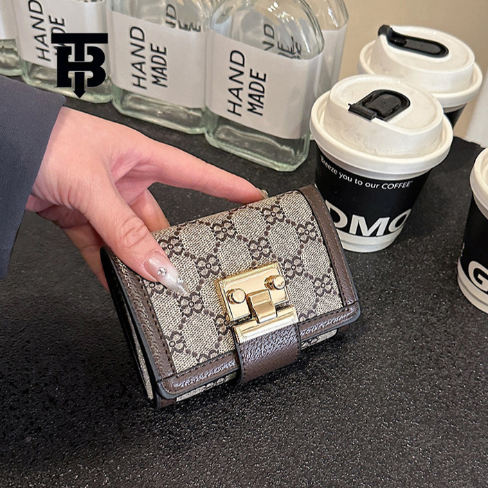 TB BHULAMTE Free Shipping Designer Luxury Houndstooth Luxury Wallet For Female Card Holder Simple And Fashion Coin Bag Long Handbag