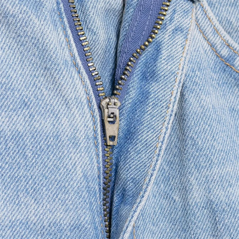 Womens Casual Elegant n with European and American Style Splicing Cotton High Waist Wide Leg Jeans Z260313