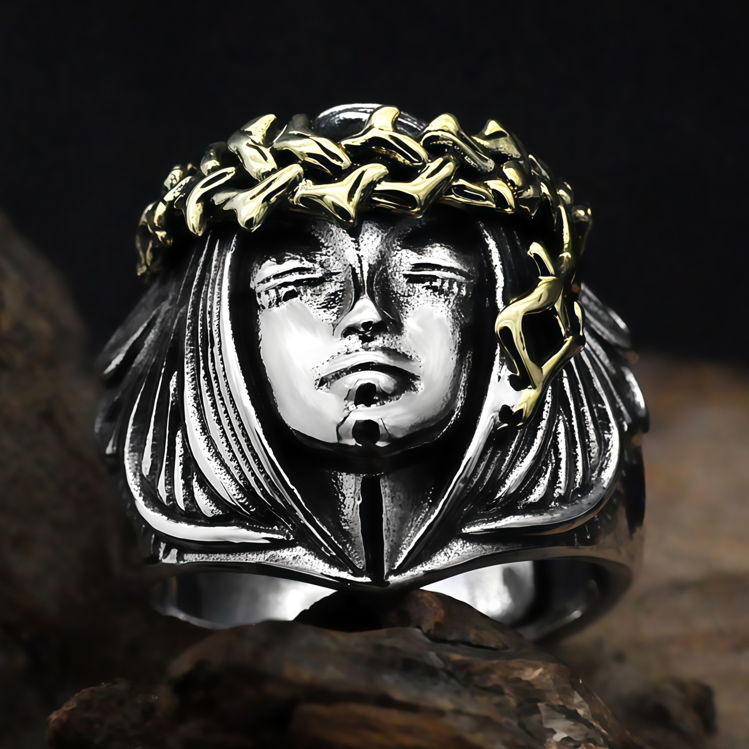 Religious God Allah Faith Great Prophet Ethnic Style Band Ring Symbolizing Good Wishes Ring for Men Women 925 Sterling Silver Adjustable Lucky Band Ri