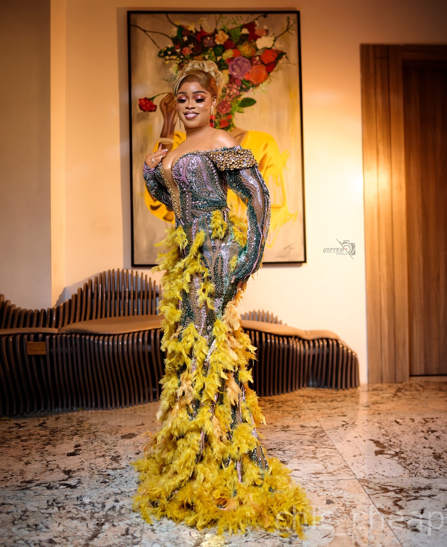 Mermaid Prom Dresses 2025 Feather Crystals Beaded Sequined Sparkly Evening Formal Party Second Birthday Engagement Gowns Plus Size Dress For Special O