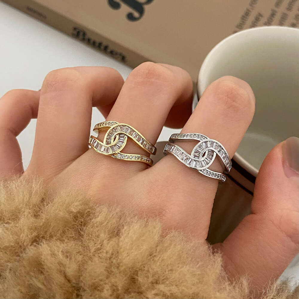 Ring Jewelry Rings Women Titanium Steel Alloy Gold-plated Process Fashion Accessories Jewelry