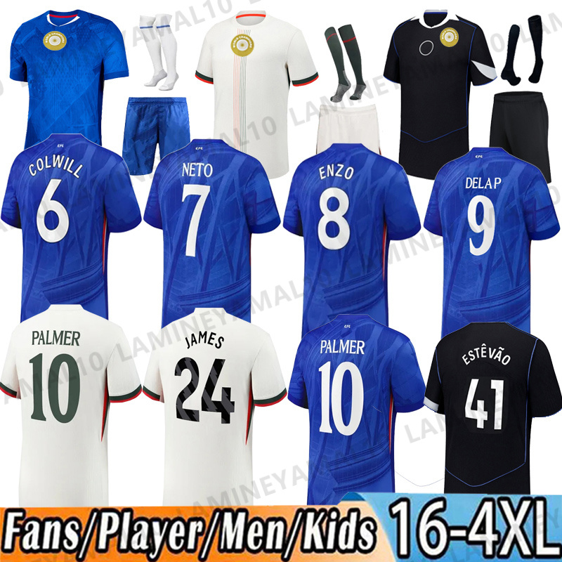 25 26 chelseaes cfc jersey Home 120 Year Anniversary Special Edition 2025 2026 PALMER Away Third Players fans Men kids Football jerseys Shirts kit ENZO NETO JAMES