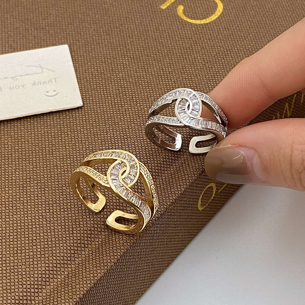 Ring Jewelry Rings Women Titanium Steel Alloy Gold-plated Process Fashion Accessories Jewelry
