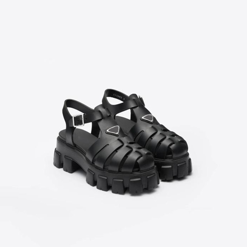 Luxury wedge sandal Women Mens Slipper Designe Sliders Rubber sole Gladiator Mule slide Casual shoes Summer pool sandale beach leather platform shoe