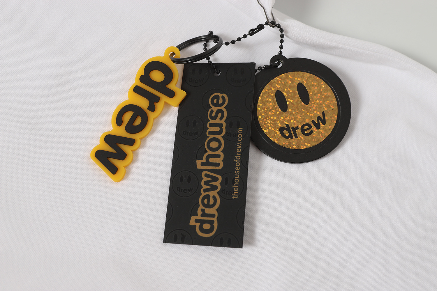 Drew House New drew Classic smiley face T Shirt Men's and Women's Long Sleeve Tshirt Designer Luxury