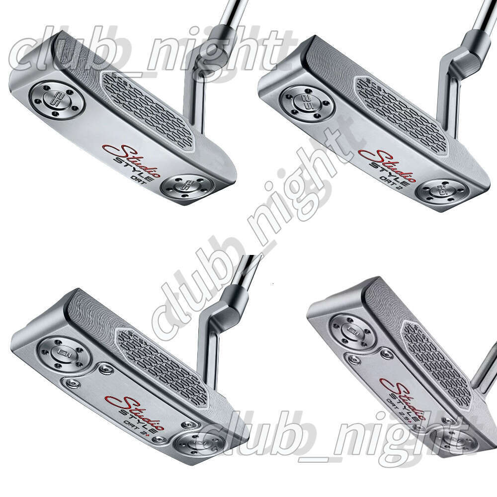Golf Putters 2025 New Designer Club Squareback Jet Black Studio Style Newport 2 Super Select 32/33/34/35 Inch Right Hand Grip With Putter Cover 080