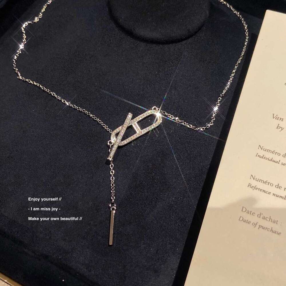 pig nose necklace with silver glittering is light luxury Never Fade Gold Plated Fashion Brand stainless Steel Letter Choker Pendant Necklace Jewelry