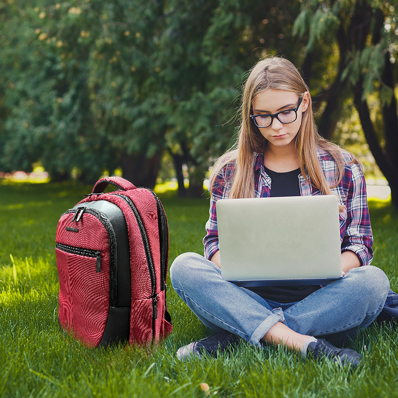 Stylish Multi-functional Student Bookbag Durable Travel & Business Computer Satchel Safety bag design - DH013