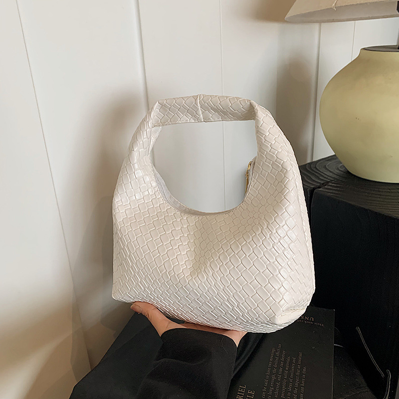 Luxury Brand Designer High-End Stylish Underarm For Women 2024 New Niche Casual Woven Dumpling Bag Versatile Small Handbag hot XJ260206