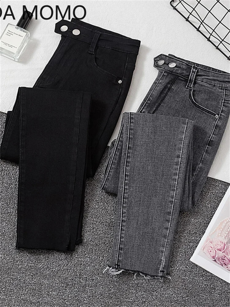 Jeans Female Denim Pants Black Womens woman Donna Stretch Bottoms Feminino Skinny For Women Trousers Z260313