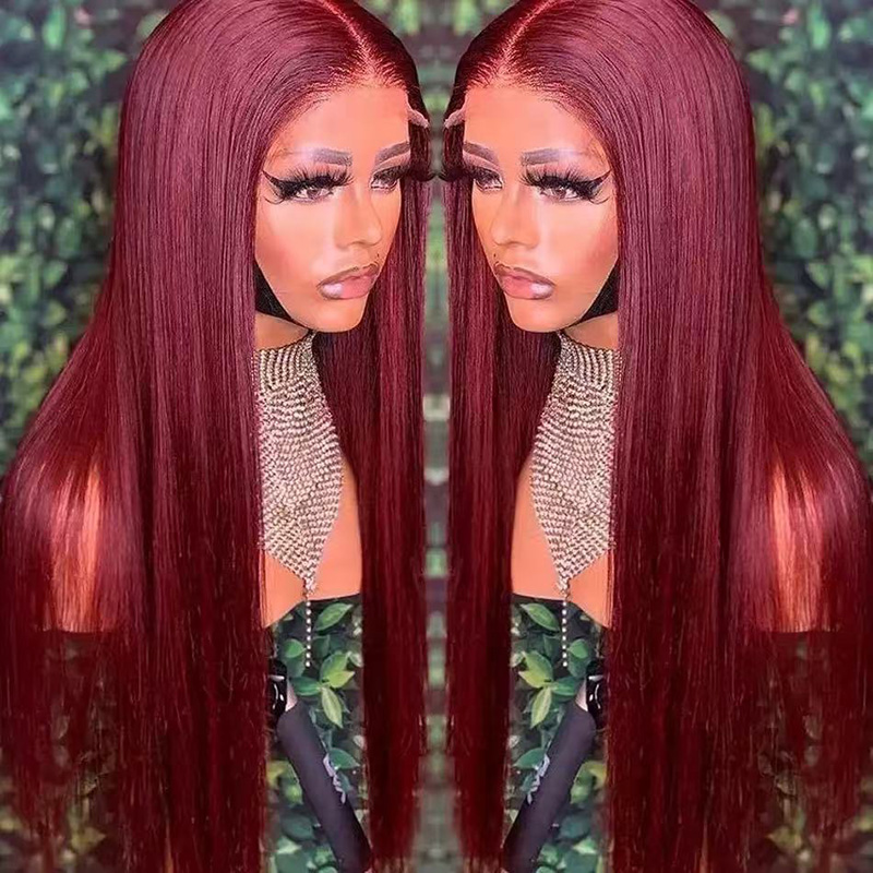 13*4 Lace Front Wigs Straight Wigs with High Quality Synthetic Hair Wigs and Good Texture j18