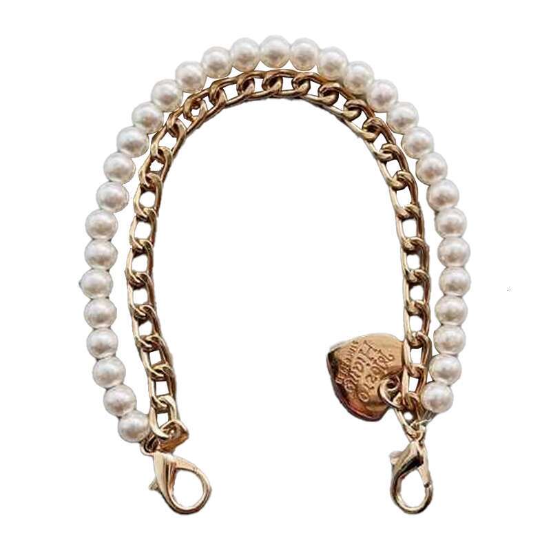 Beaded Women Real Gold Plated Jewelry Dainty Pearl Bead Bracelets Stack Non Tarnish Trendy Stackable Ball Cross Stretch Bracelet Set Fashion Accessori
