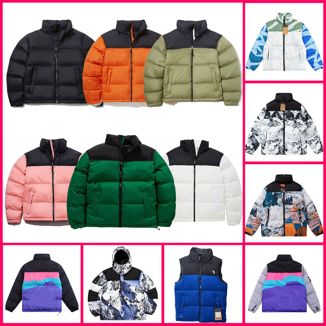 Mens winter norths puffer jacket womens mens facepufferjacket Outwear Multiple colour embroidery doudoune homme coat designer jacket
