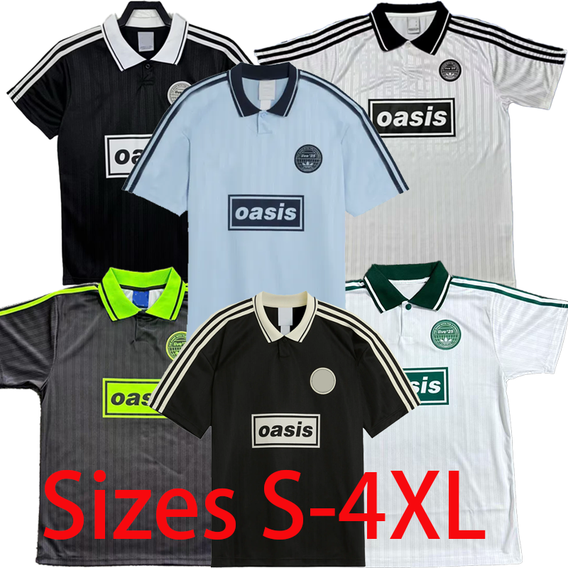 25 OASIS WEMBLEY Music Festival Limited Edition Football Jersey XTREME V Festival Football Jersey Top Bohemians 25 26 Fontaines DC Oasis Football Kit Oasis Tour No. 25