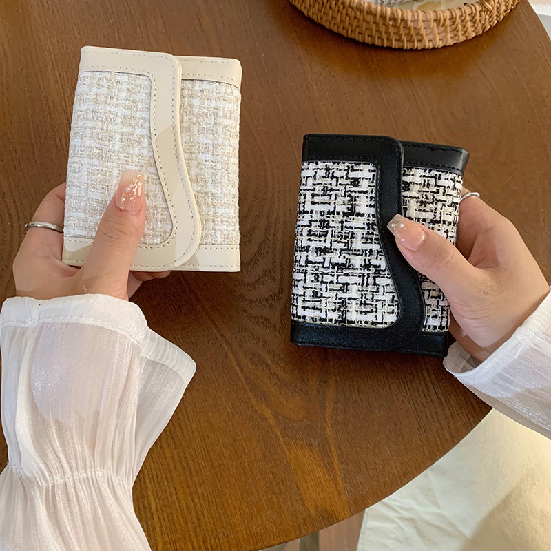 Luxury Brand Designer Bag Style Korean Large Capacity INS Wallet For Women Students Solid Color Simple Korean Chic Large Quantity In Stock