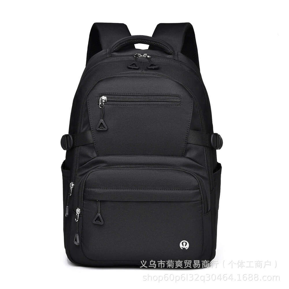 Lulu Same Style Trendy Korean Version Student Casual Backpack Travel Large Capacity Double Shoulder Bag