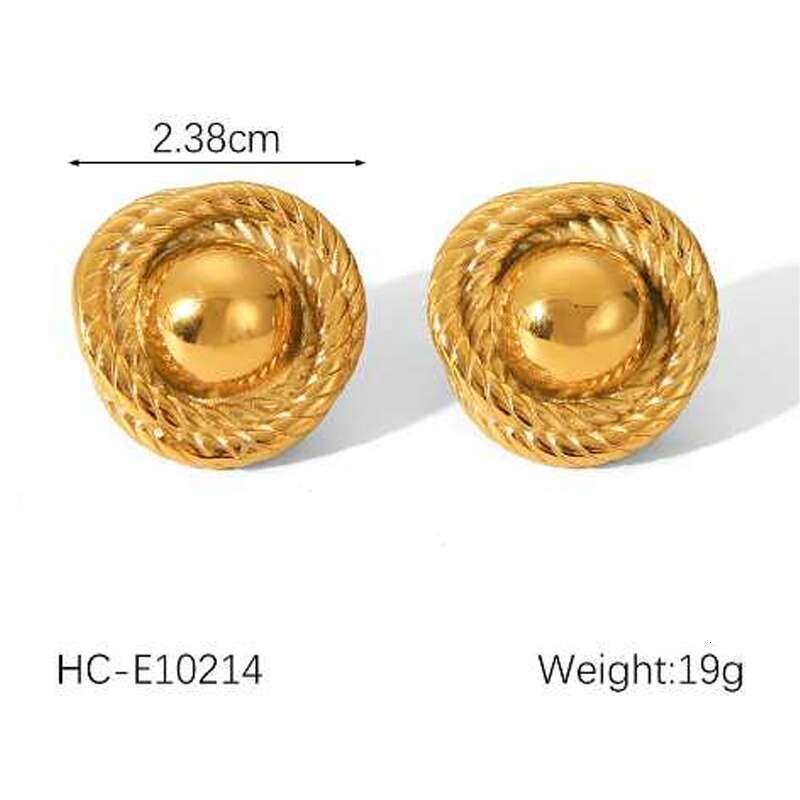 Simple geometric earrings Silver Stud Earrings Floral Knot String Gold Color Punk Women Girl Gift Jewelry Drop