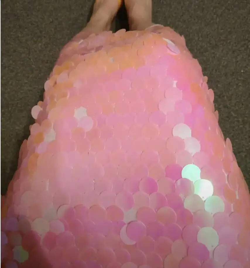 Fashionable Sexy Spicy Girl Beaded Irregular Dresses Women Vestidos De Fiesta Mujer Sequin Summer Colorful Summer Boho dress 250823