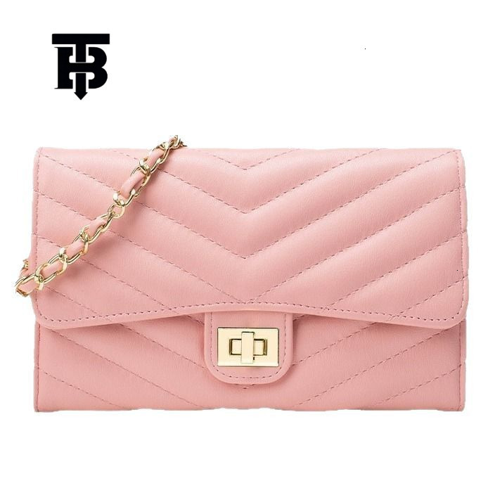TB BHULAMTE Free Shipping Designer Luxury Striped Women's Shoulder Bag New High-end Minimalist Handbag Fashionable Chain Crossbody Bag Casual Mak