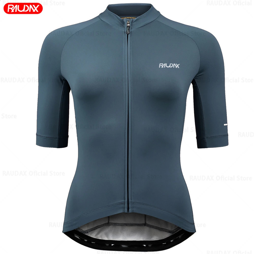 2026 Raudax Cycling Jersey 11 colors Racing Tops Short Sleeve Cyclist Clothes Shirt Maillot Women Bicycle Bike Wear y260413