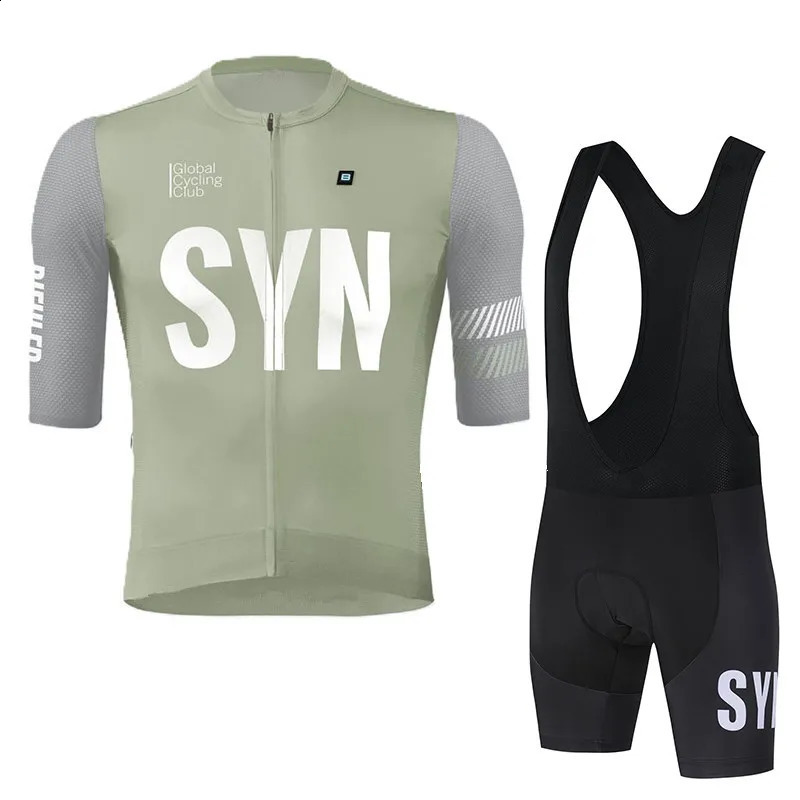 SYN Mens cycling sweatshirt summer MTB road shirt short top polyester fiber jersey quick drying clothes 250822