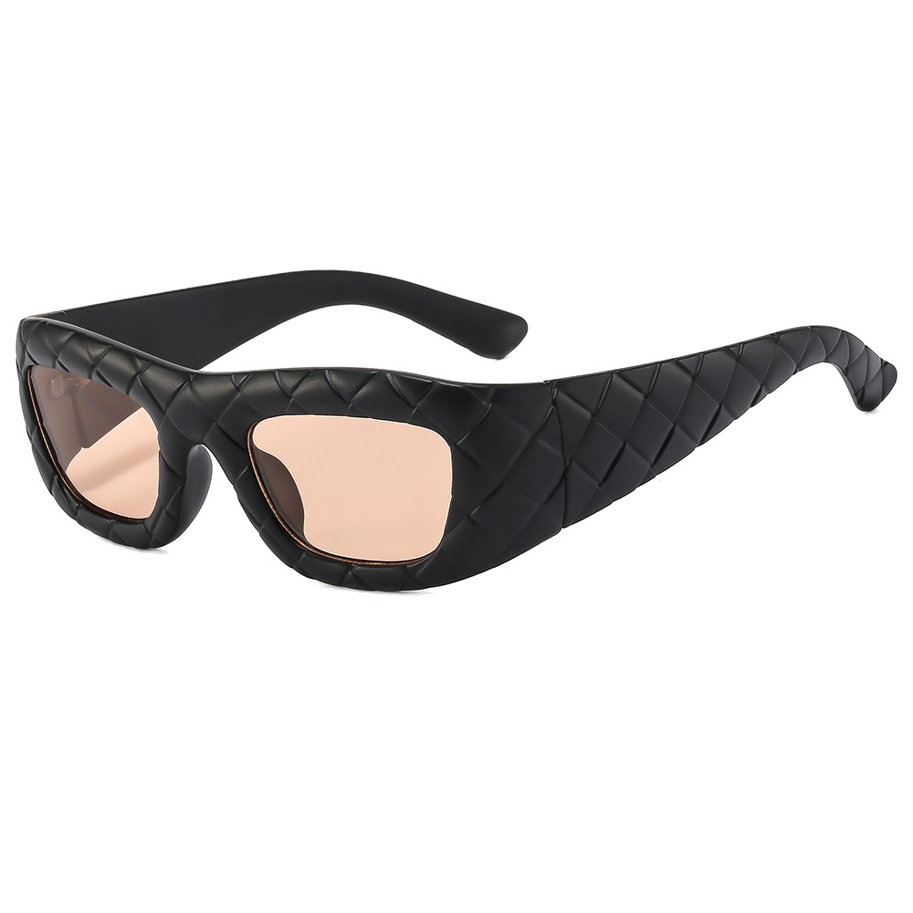 2025 Y2K Retro Print Sunglasses for Women Trendy Punk Hipster Square Frame UV Protection