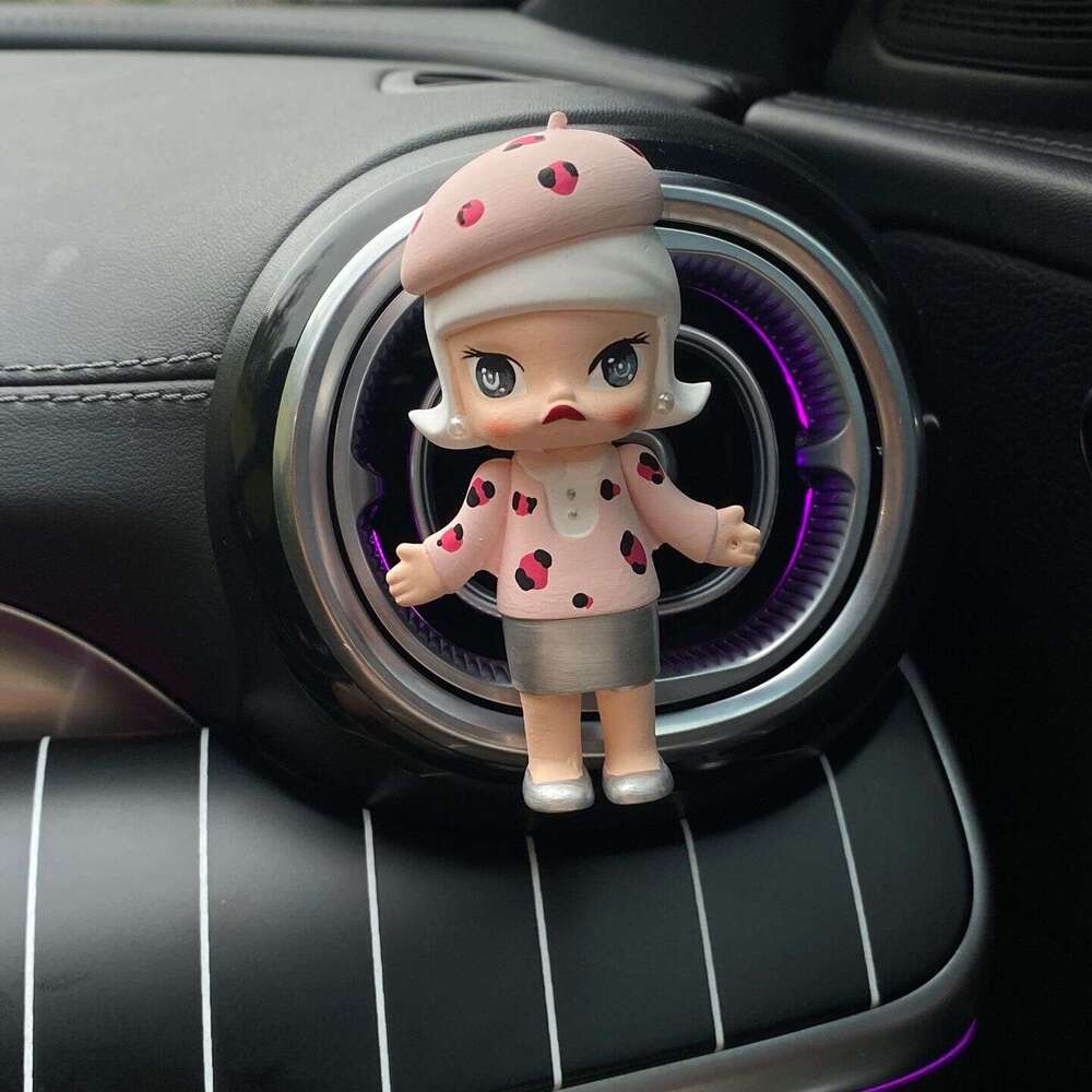 Aromatherapy Car-Mounted Aromatherapycar Perfume New Cartoon Boyfriend Freshener Diffuser Stone Decoration Air Vent Ornament Cute Couple Car Accessori