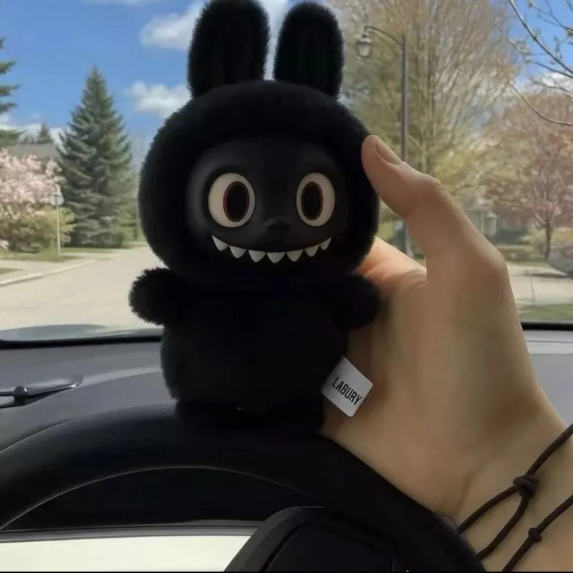 black Monsters Labubu Blind Box Toys Vinyl Plush Bd Decorative Surprise Box Doll Collection Birthday Gift all black special edition#y124