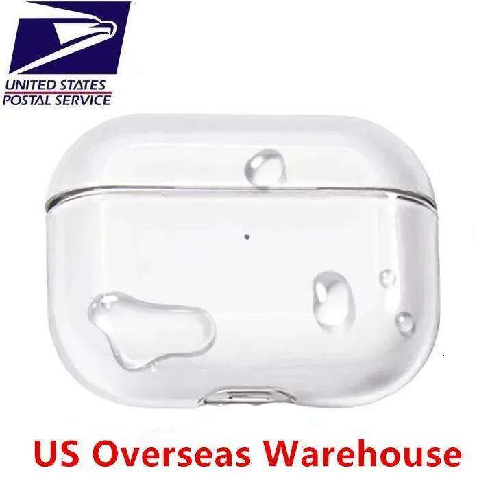 US Warehouse For Pro 2 2nd Generation airpod 3 pros Max Headphone Accessories TPU Silicone Protective Earphone Cover Wireless Charging Shockproof Case