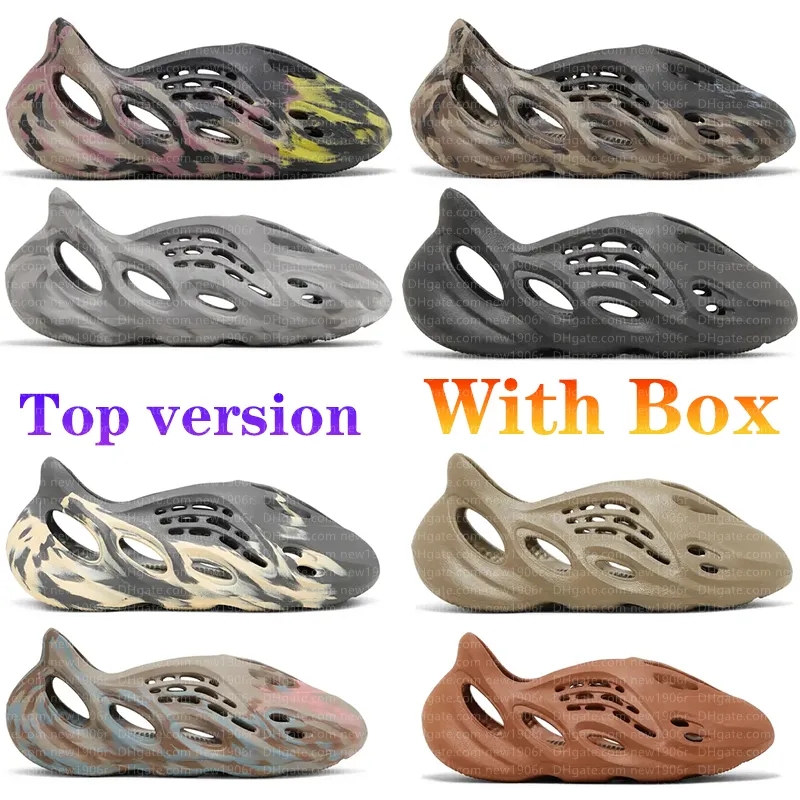 Designer Slides Foam Runner Sand Beach Slippers Men Women Indoor Outdoor Black Onyx Size 36-48