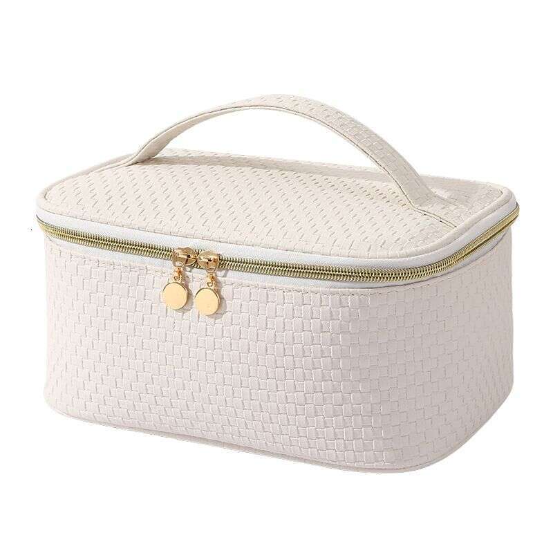 Women's Bags New portable hand held cosmetic high end large capacity women's travel toiletries skin care products data cable storage bag