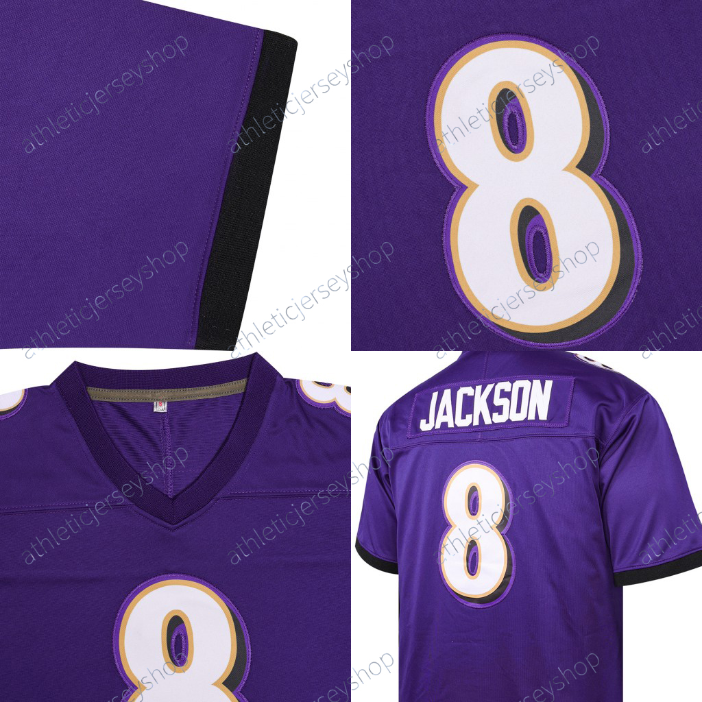 Derrick Henry Football Jerseys Lamar Jackson Zay Flowers Justin Tucker Mark Andrews Isaiah Likely Beckham Jr. Marlon Humphrey Embroidery Custom