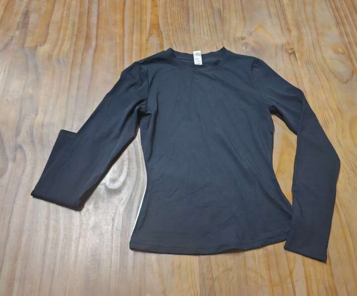 Autumn and Winter New Yoga Wear Long Sleeve Barely There Quick Dry Fitness Running T-Shirt Training Pilates Slim Fit Sports Top 66 02