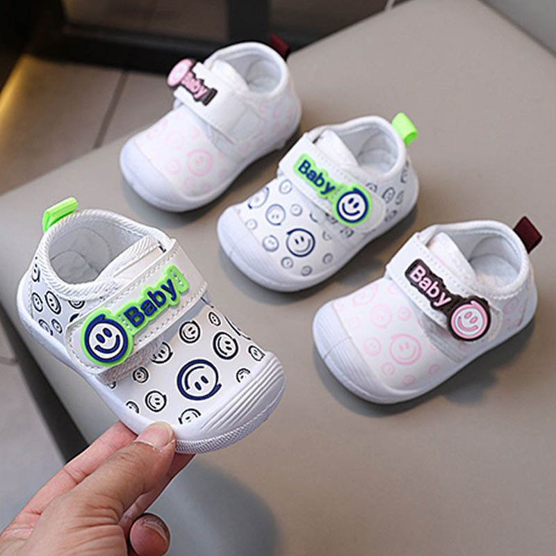 Baby Girl Boy Shoes First Walkers Soft Newborn Enfant Sneakers Cute Umshop Infant Toddler Causal Shoes Sizes 16 - 21 U0561