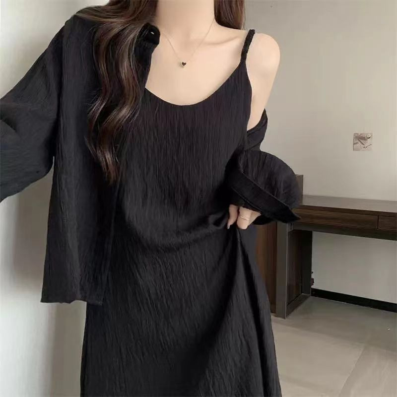LV210 Summer loose temperament new style skirt long slim