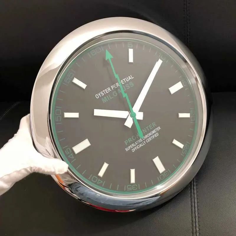Design Wall Clock Modern Horloge rale Milgauss Quartz super Silent Movement X0726 W251028