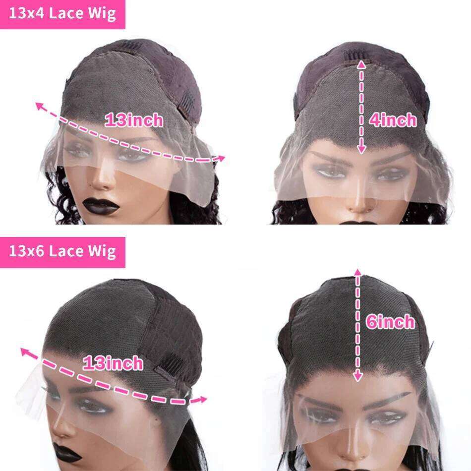 Rosabeauty 30 40 Inch Hd Wig 13X6 Bone Straight Lace Frontal Human Hair Wigs For Women