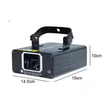 500mW Single-Head Full-Color Line Pattern Laser Light Disco Sound-Controlled Nightclub Colorful Beam Stage Lighting Equipment