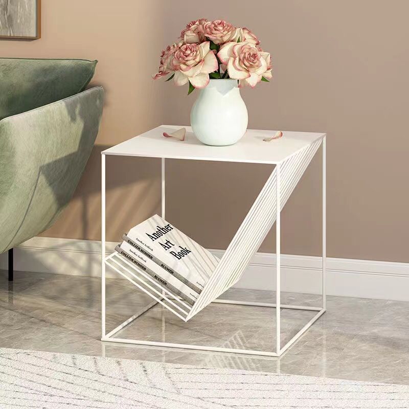 M8254 Light luxury bedside table creative simple coffee table iron coffee table