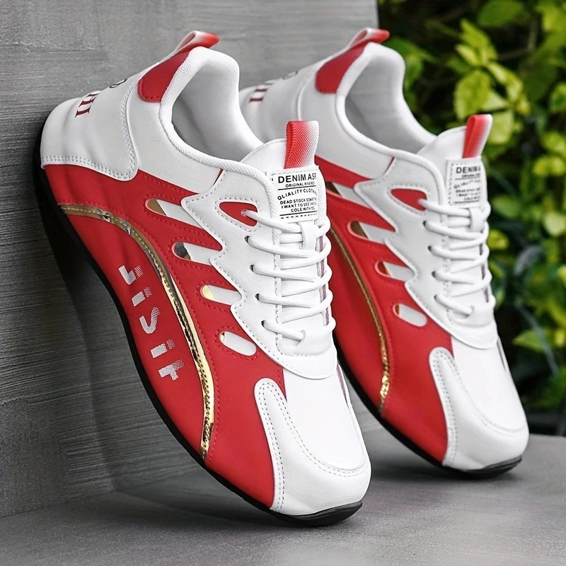 Mens Sneakers High Quality Leather Casual Shoes for Men Fashion All-match Sport Shoes Platform Comfor Men Running Shoes 250821