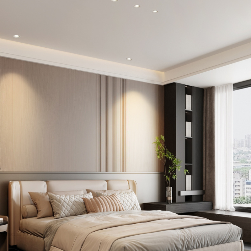Arc-shaped eye-protecting spotlights, small hill embedded living room downlights, no main light, anti-glare wall-washing lights, full spectrum 40