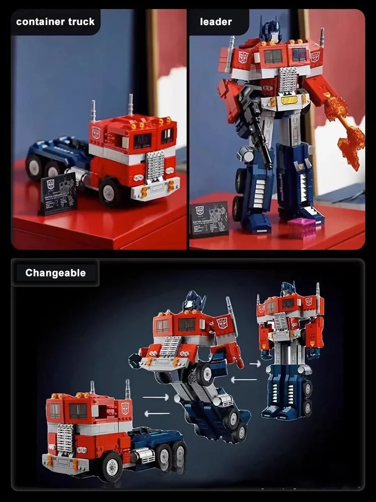 1508PCS Creative Transformation Prime Robot Building Blocks MOC Assemble Bricks Toys Gift For Children Kids 250823