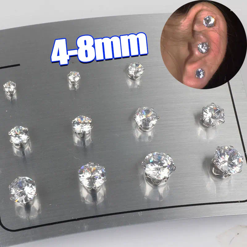 Stud Earrings 1-3pcs Magnetic Ear Clips Non Piercing Strong Magnet Fake Women Men Jewelry Clip For Kids Girls