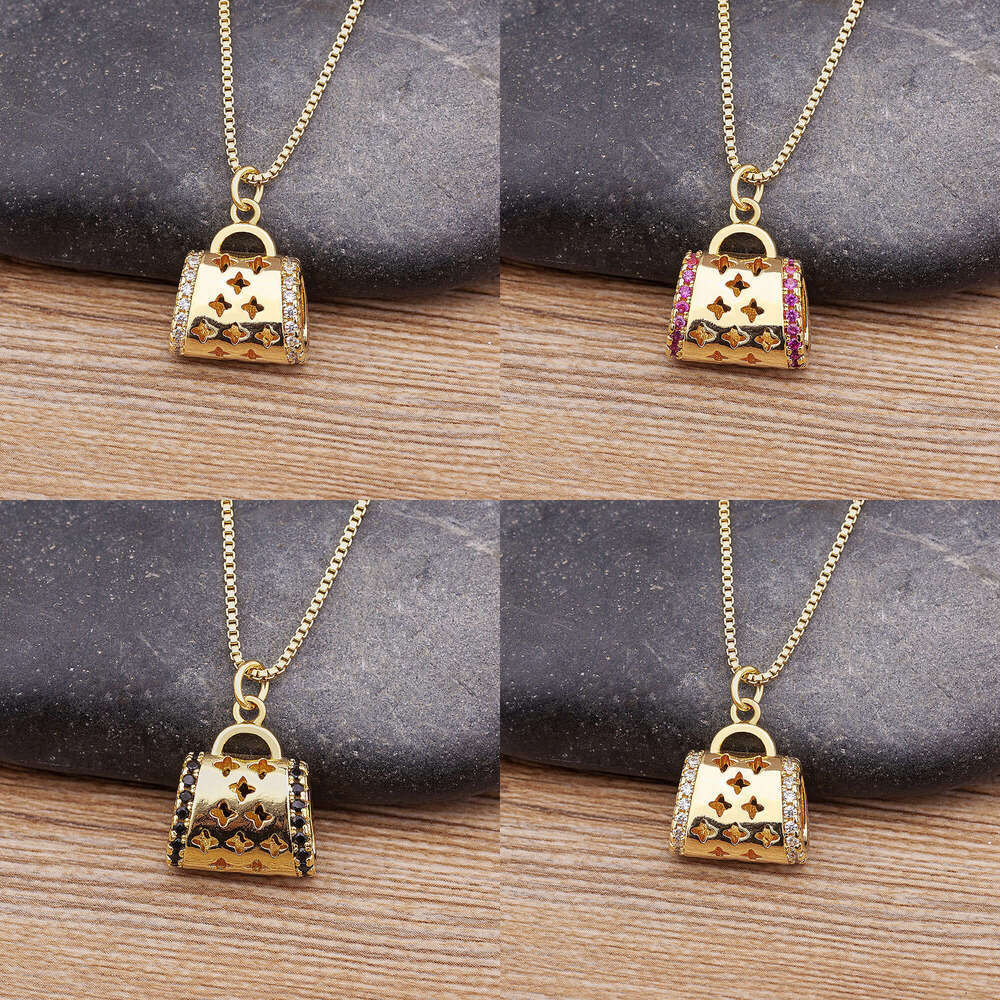 Fashion trends necklace for woman men love red blue plated silver gold necklace simple jewelry gifts popular classical Delicate hollow out collarbone 