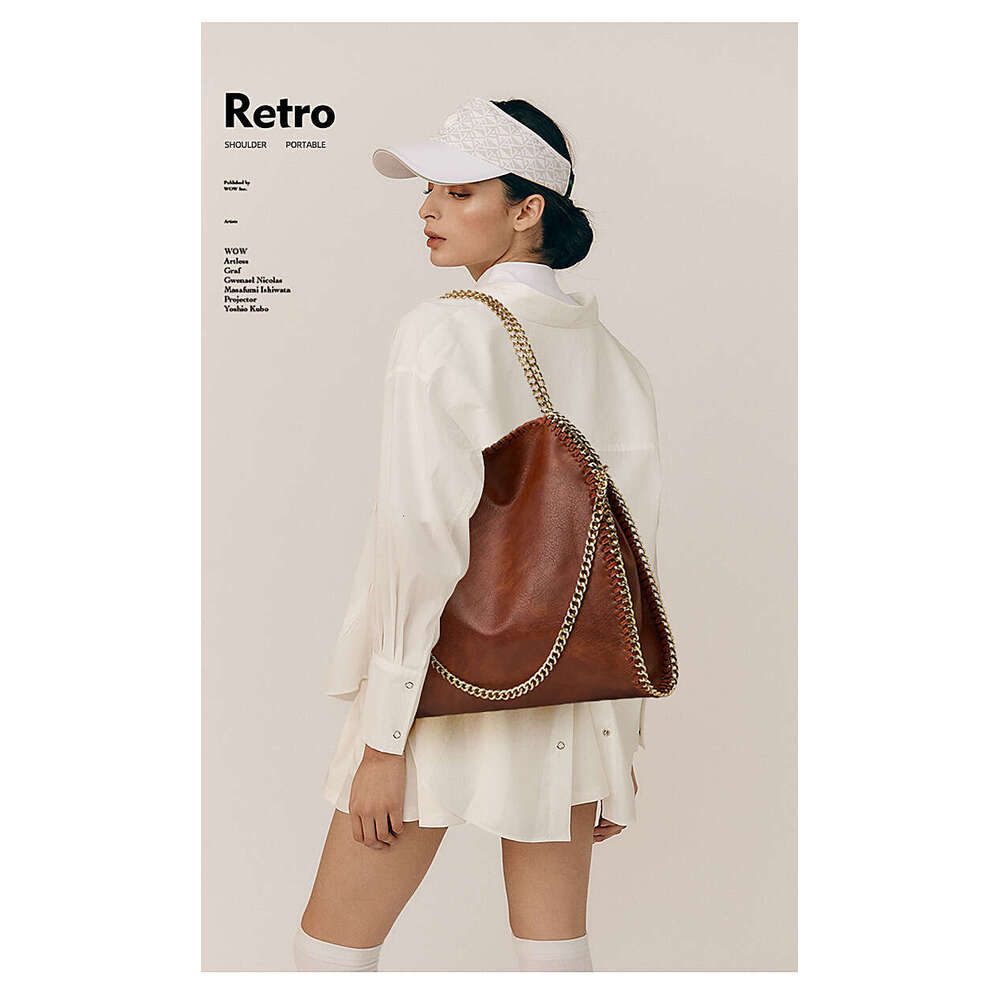 Designer Bags New Product Stella Stacked Chain Handheld One Shoulder Women's large capacity europ fashion handbag