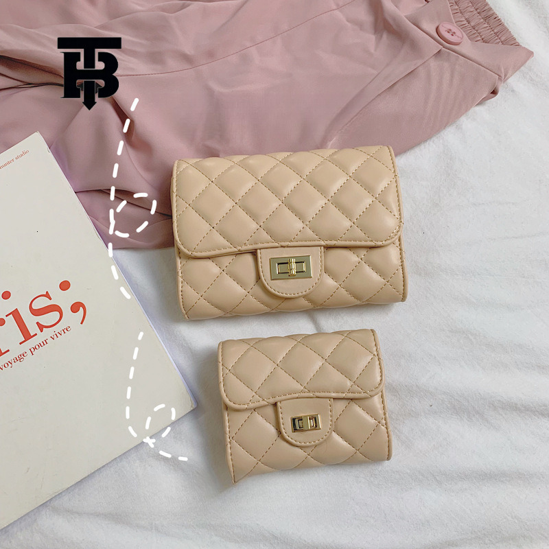 TB BHULAMTE Designer Lock Buckle Diamond Grid Casual Shoulder Bag Luxurious Fashion Chanel Style Mini Handbag Chain Crossbody Phone Bag