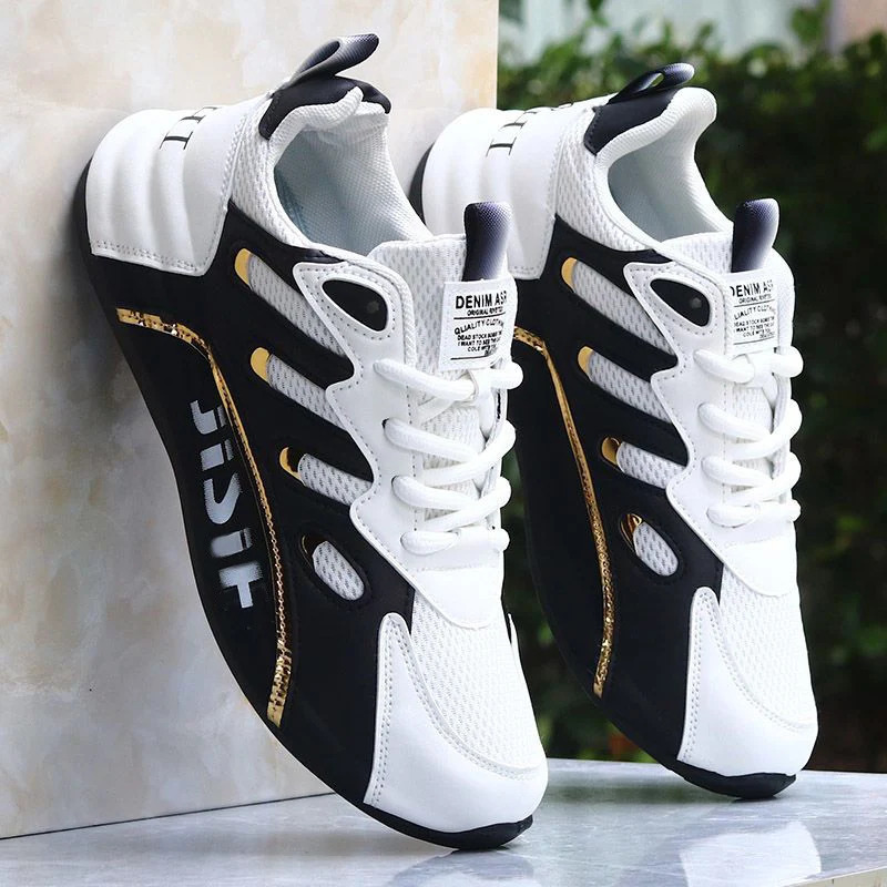 Mens Sneakers High Quality Leather Casual Shoes for Men Fashion All-match Sport Shoes Platform Comfor Men Running Shoes 250821